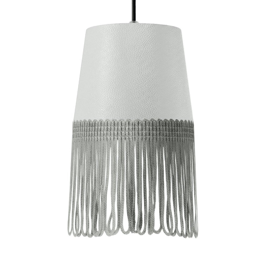 Lampe interiør nappa skyhvid - Grå - KJoF - 5cm - 