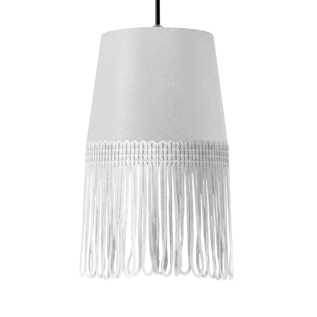 Lampe interiør nappa skyhvid - Hvid - KJoF - 5cm - 