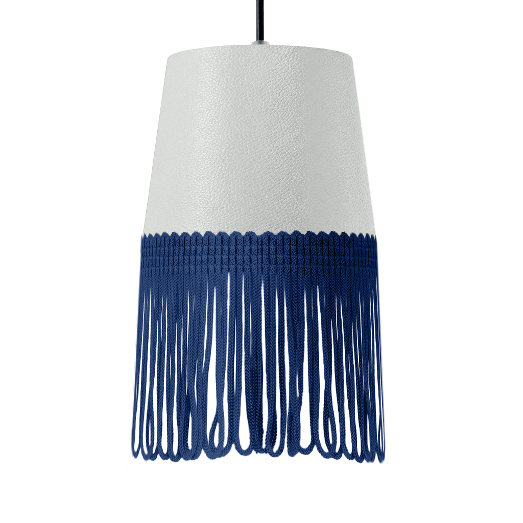 Lampe interiør nappa skyhvid - Mørkeblå - KJoF - 5cm - 