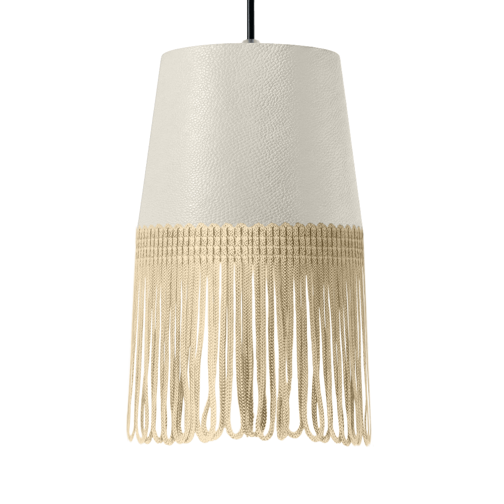 Lampe interiør nappa snehvid - Beige - KJoF - 5cm - 