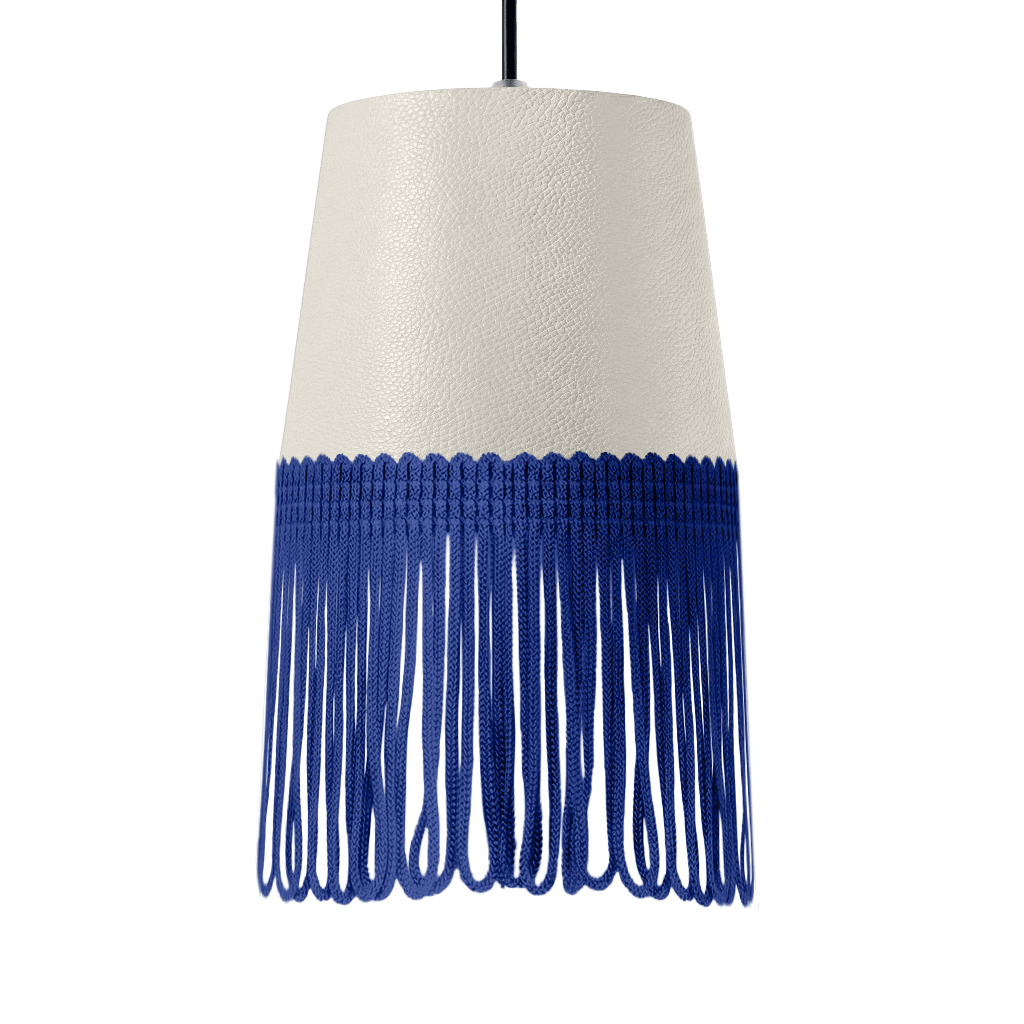 Lampe interiør nappa snehvid - Blå - KJoF - 5cm - 