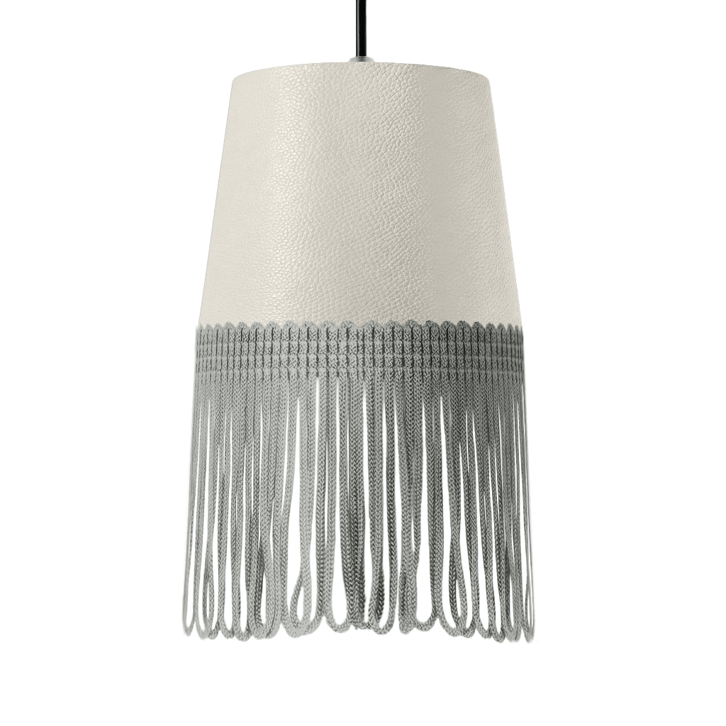 Lampe interiør nappa snehvid - Grå - KJoF - 5cm - 