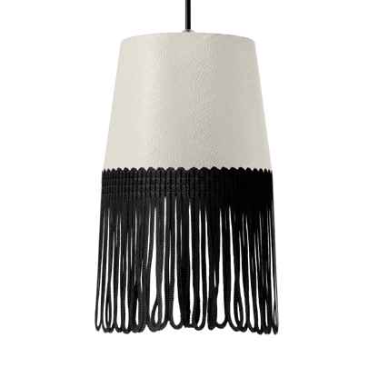 Lampe interiør nappa snehvid - Sort - KJoF - 5cm - 