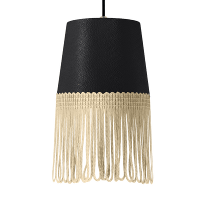 Lampe interiør nappa sort - Beige - KJoF - 5cm - 