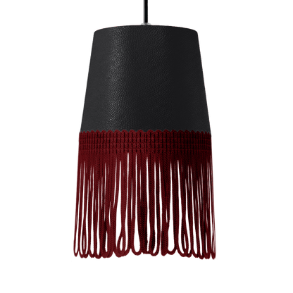 Lampe interiør nappa sort - Bordeaux - KJoF - 5cm - 