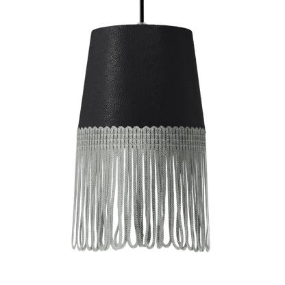 Lampe interiør nappa sort - Grå - KJoF - 5cm - 