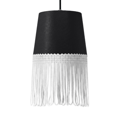 Lampe interiør nappa sort - Hvid - KJoF - 5cm - 