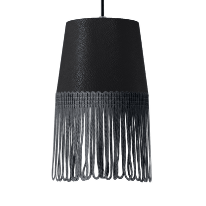 Lampe interiør nappa sort - Mørkegrå - KJoF - 5cm - 