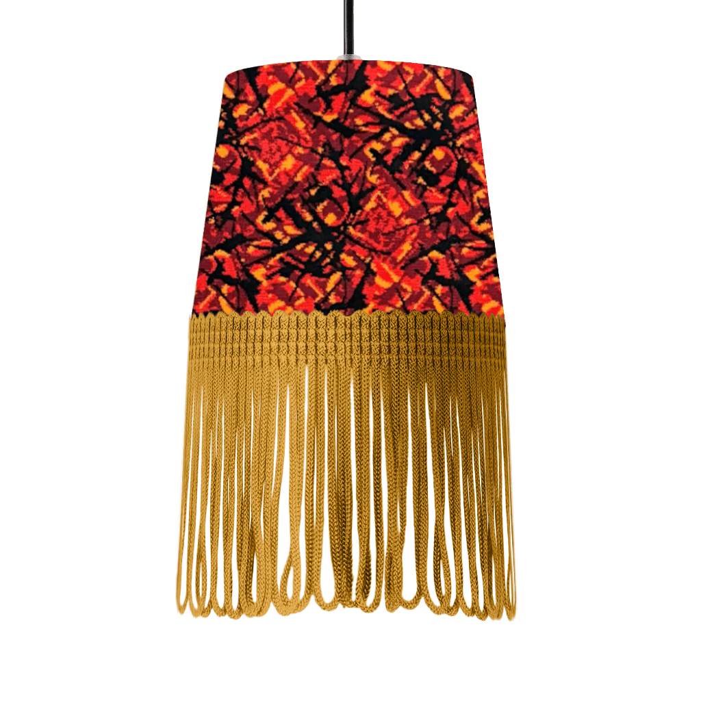 Lampe interiør rød busplys - Guld - KJoF - 5cm - 
