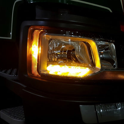 LED kørelys ombygningskit til Scania L,P,G,R,S - serie 2016+ Halogen - Gul - KJoF - 