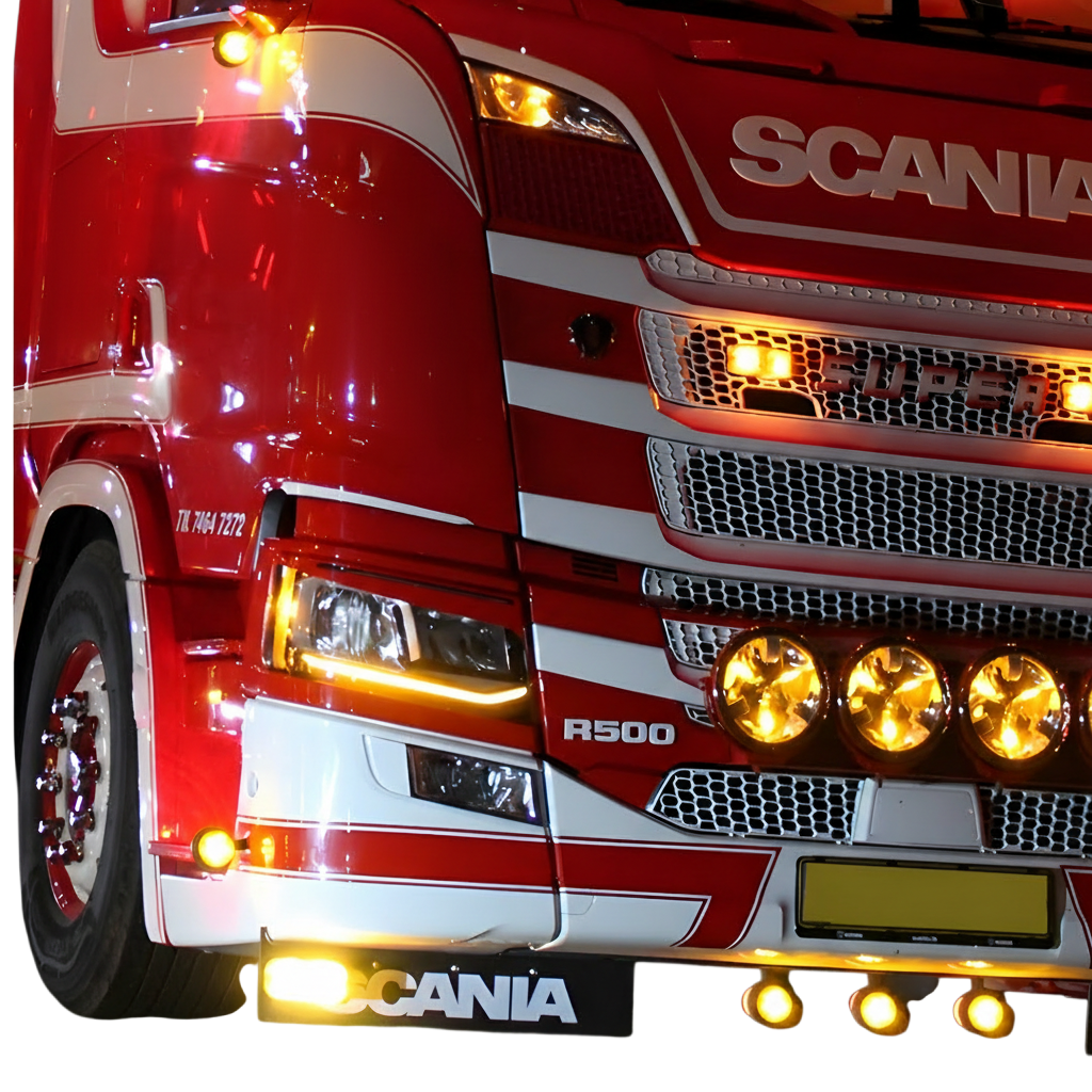 LED kørelys ombygningskit til Scania L,P,G,R,S - serie 2016+ - Varm hvid - KJoF - 
