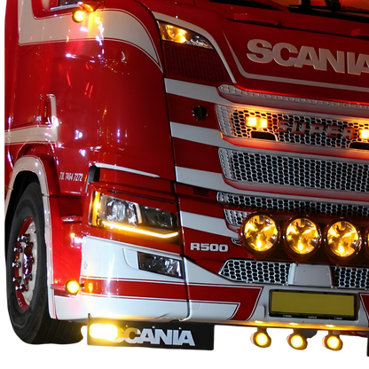 LED kørelys ombygningskit til Scania L,P,G,R,S - serie 2016+ - Varm hvid - KJoF - 