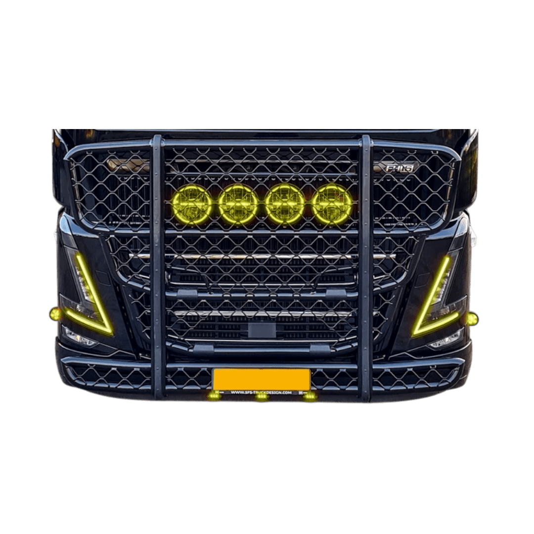 LED kørelys ombygningskit Volvo til FH5 / FM5 / AERO 2021+ - Fransk gul - KJoF - 