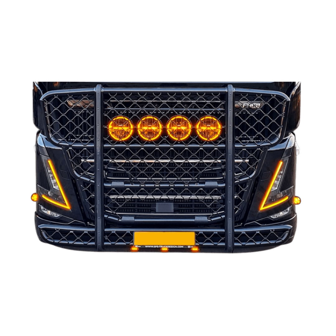 LED kørelys ombygningskit Volvo til FH5 / FM5 / AERO 2021+ - Gul - KJoF - 