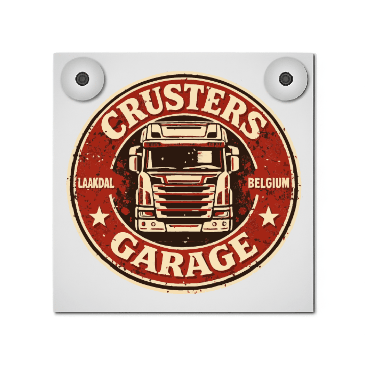 Lyskasse - Crusters garage - KJoF - USB - Hvid