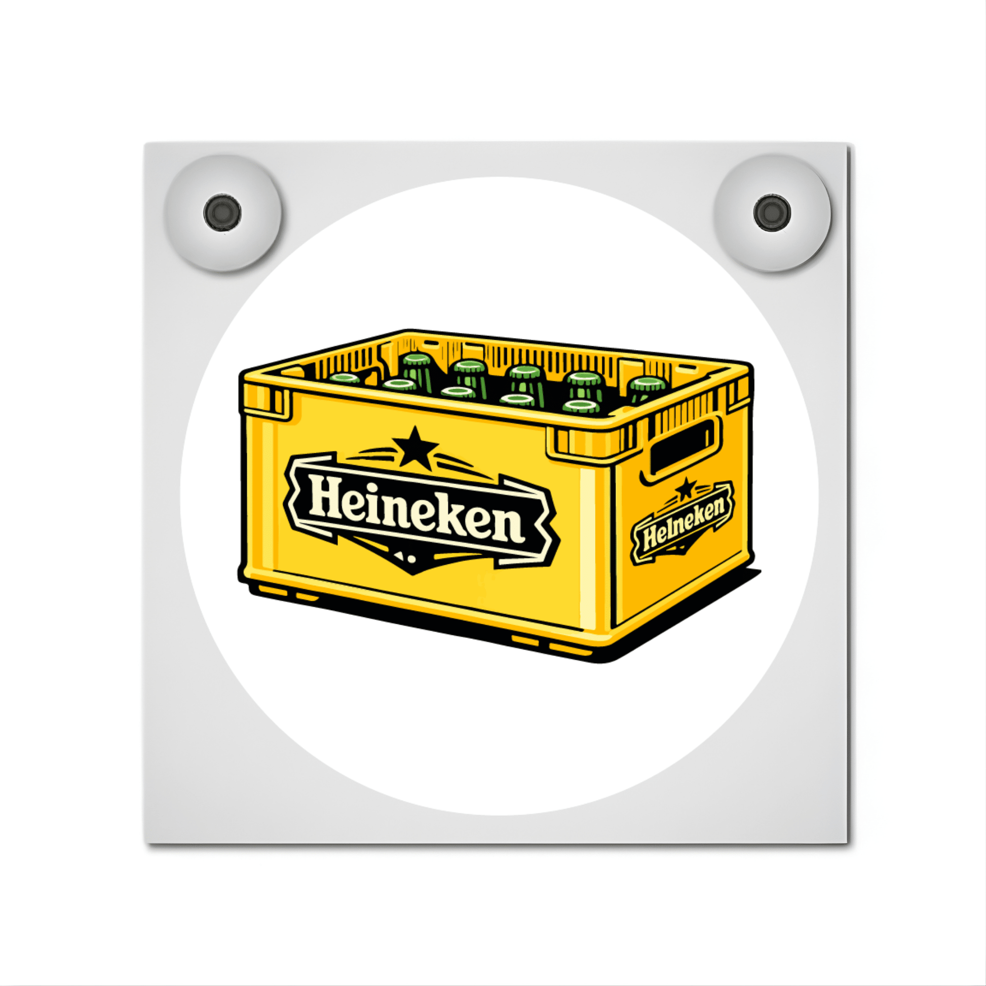 Lyskasse - Heineken - KJoF - USB - Hvid