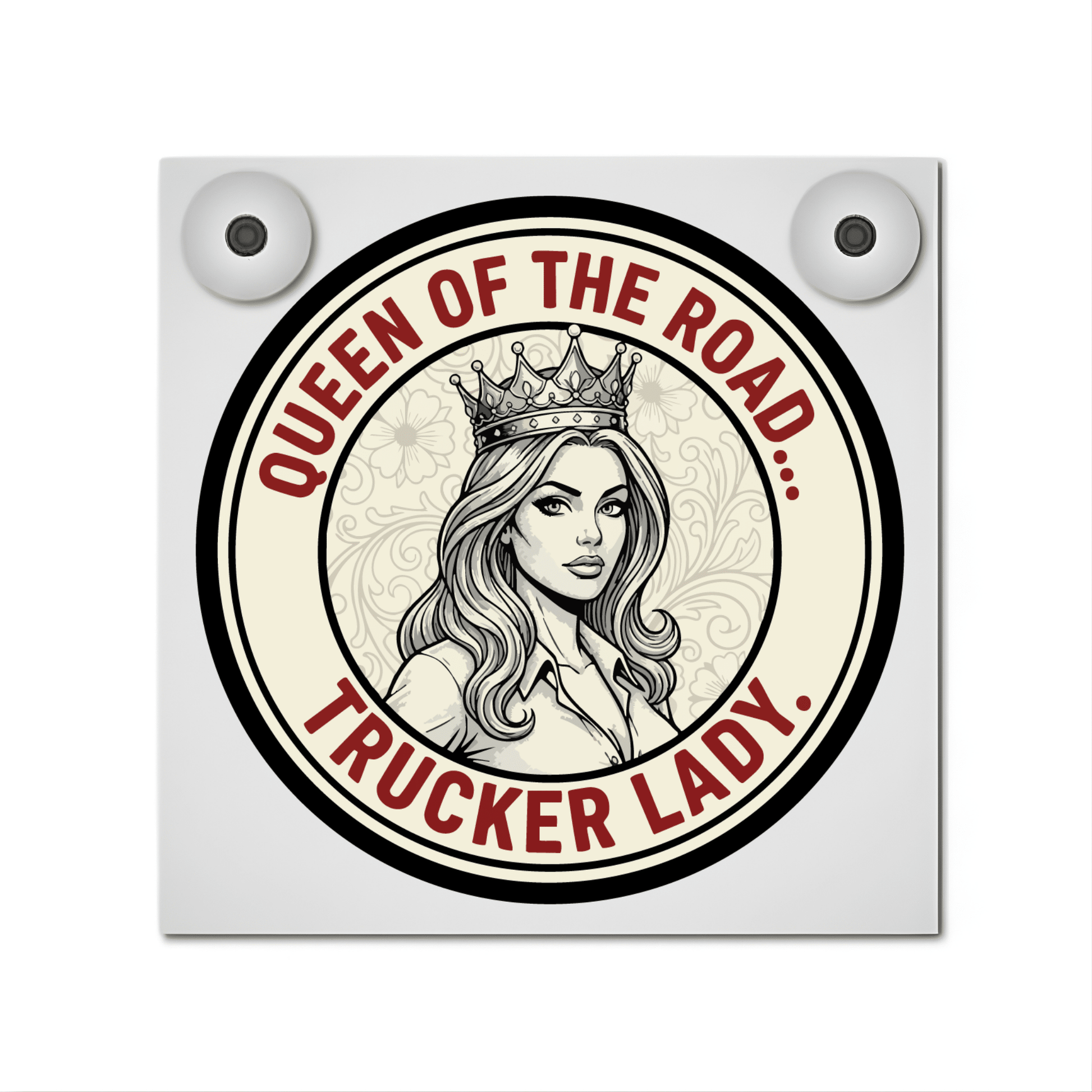 Lyskasse - Queen of the road - KJoF - USB - Hvid