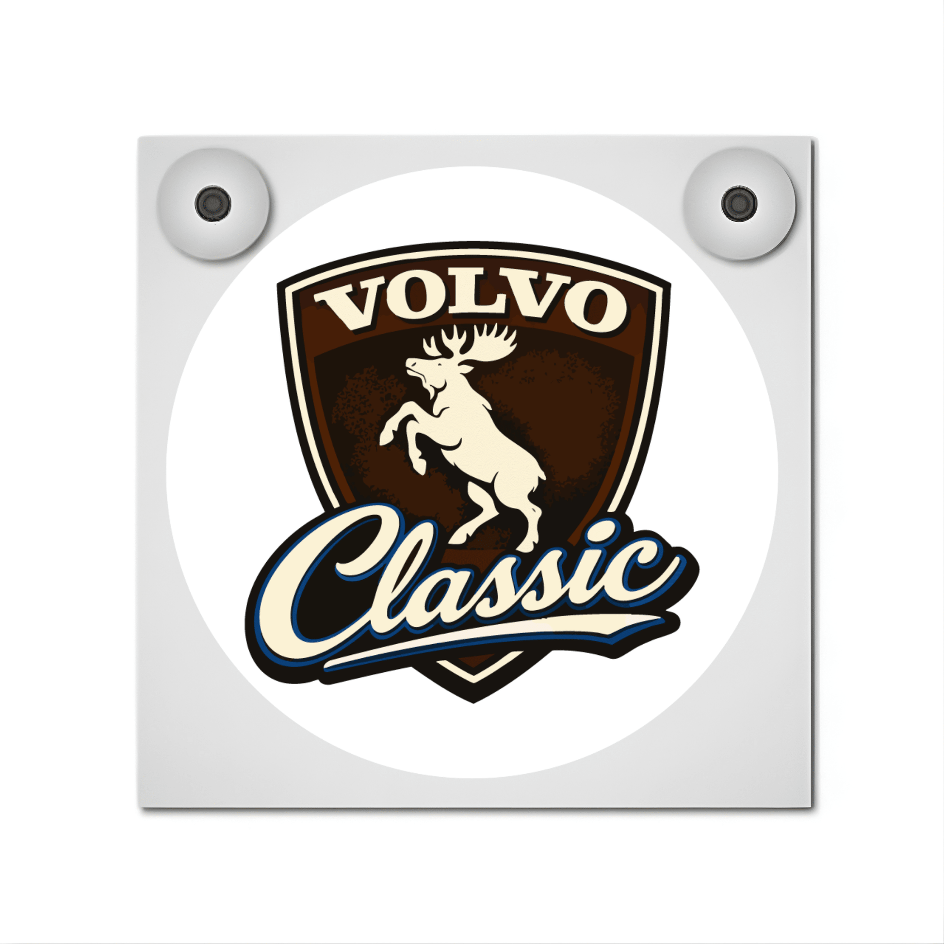 Lyskasse - Volvo classic - KJoF - USB - Hvid