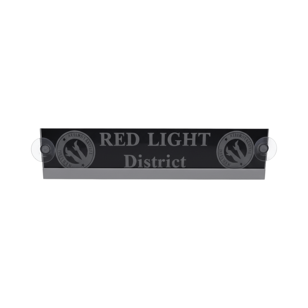 Lysplade red light district - USB - KJoF - 