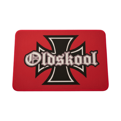 Måtter 60 x 40 cm - Oldskool rød - KJoF - 