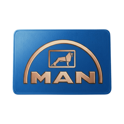 Måtter 60 x 40 cm - MAN blå - KJoF - 