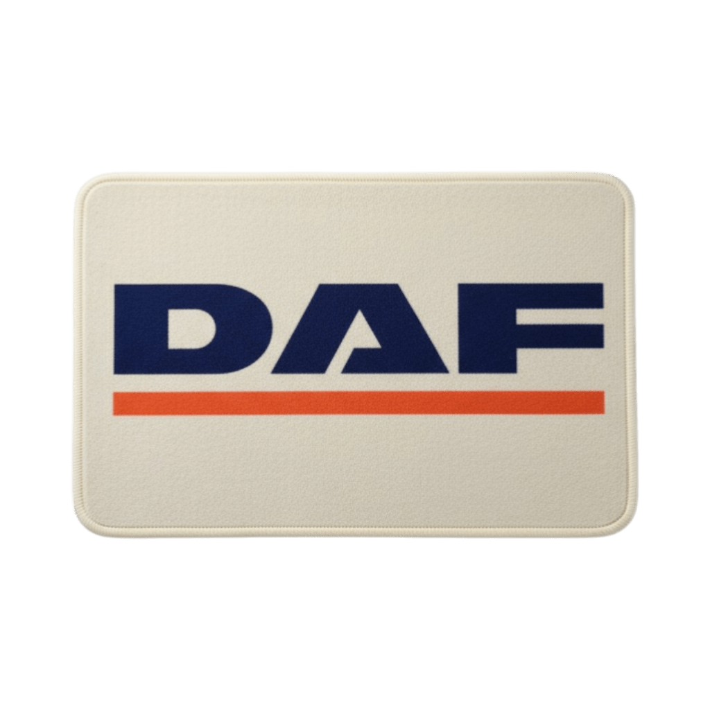 Måtter 60 x 40 cm - DAF hvid - KJoF - 