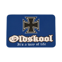 Måtter 60 x 40 cm - Oldskool blå - KJoF - 