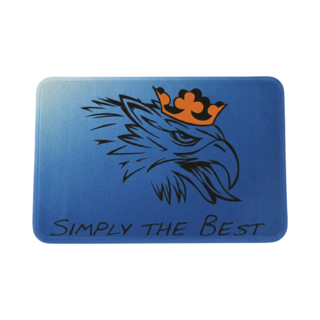 Måtter 60 x 40 cm - Simply the best blå - KJoF - 