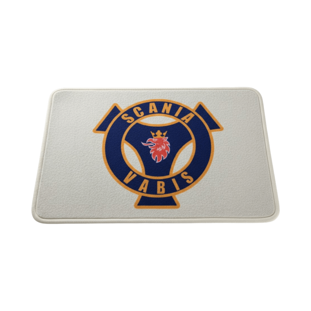 Måtter 60 x 40 cm - Scania vabis hvid - KJoF - 