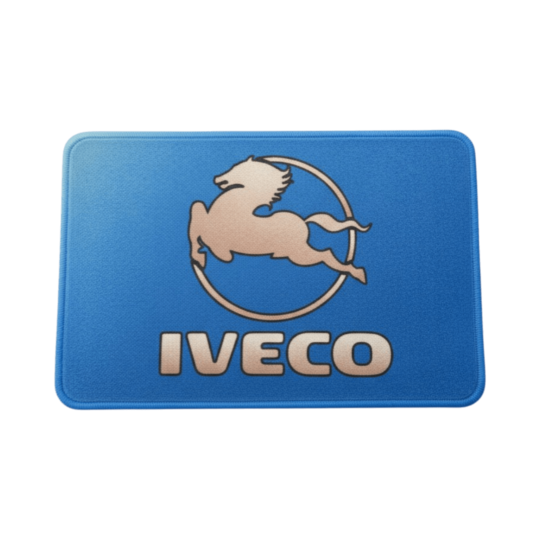 Måtter 60 x 40 cm - Iveco blå - KJoF - 