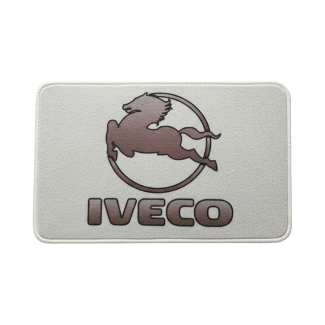 Måtter 60 x 40 cm - Iveco hvid - KJoF - 