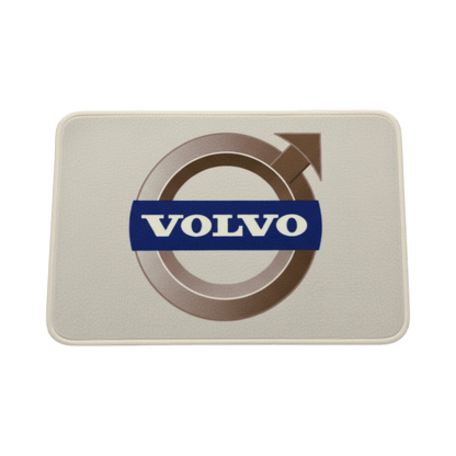 Måtter 60 x 40 cm - Volvo hvid - KJoF - 
