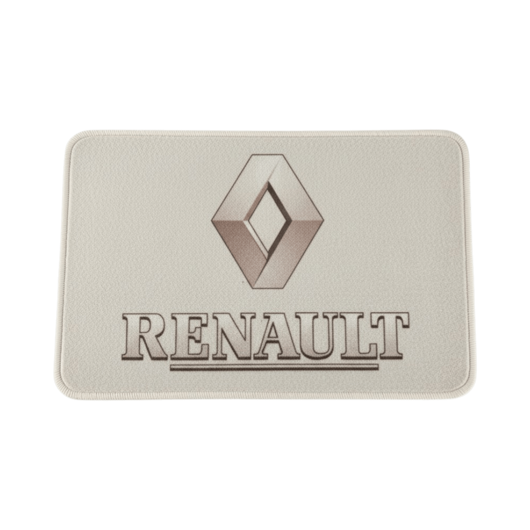 Måtter 60 x 40 cm - Renault hvid - KJoF - 