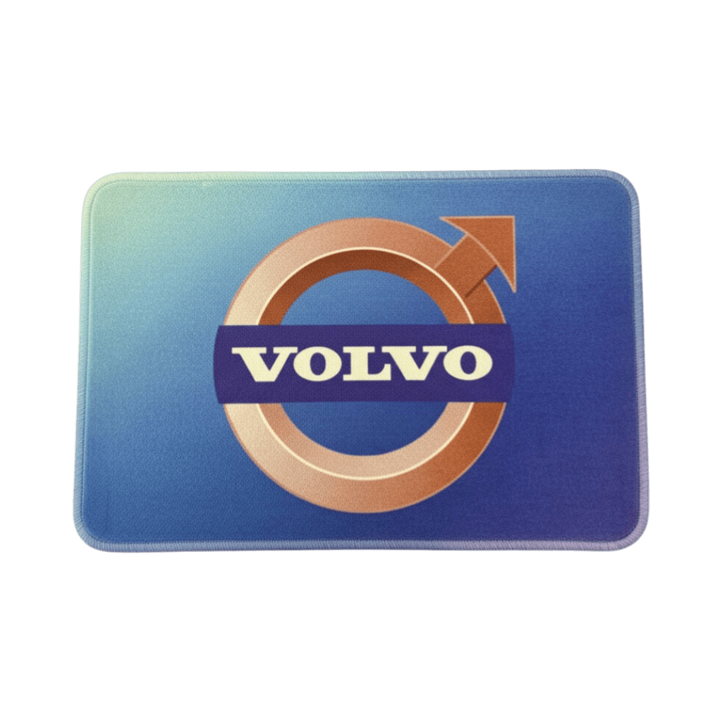 Måtter 60 x 40 cm - Volvo blå - KJoF - 