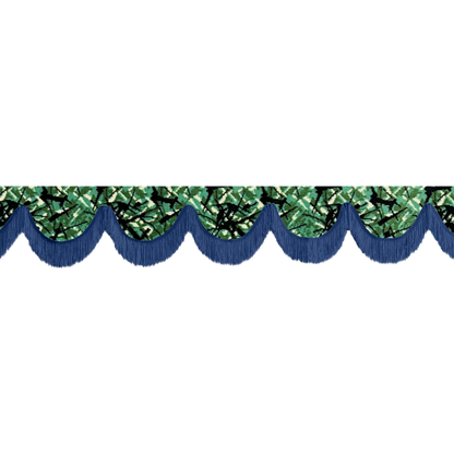 Gardin forrude busplys grøn