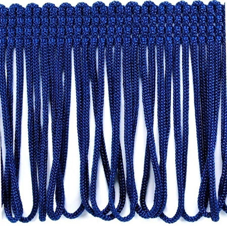 Frynse loop mørkeblå