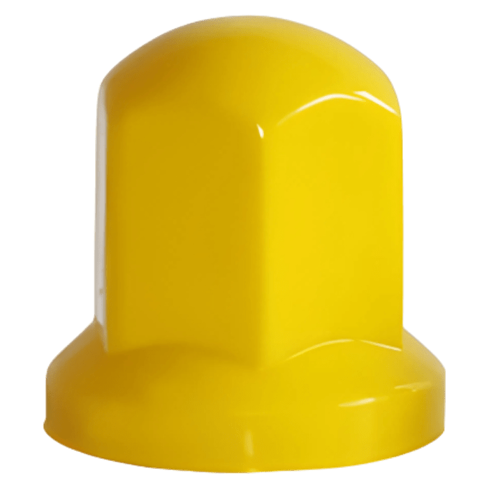 Møtrikhætte farvet - Gul - KJoF - 32mm - 