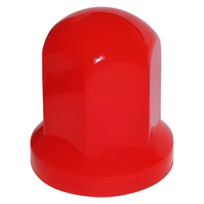 Møtrikhætte farvet - Rød - KJoF - 32mm - 
