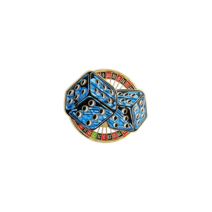 Pin blue dices - KJoF - 