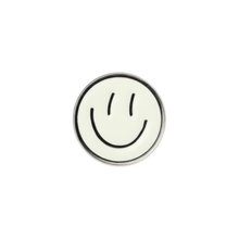 Pin hvid smiley - KJoF - 