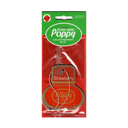 Poppy duftkort - Jordbær - KJoF - 