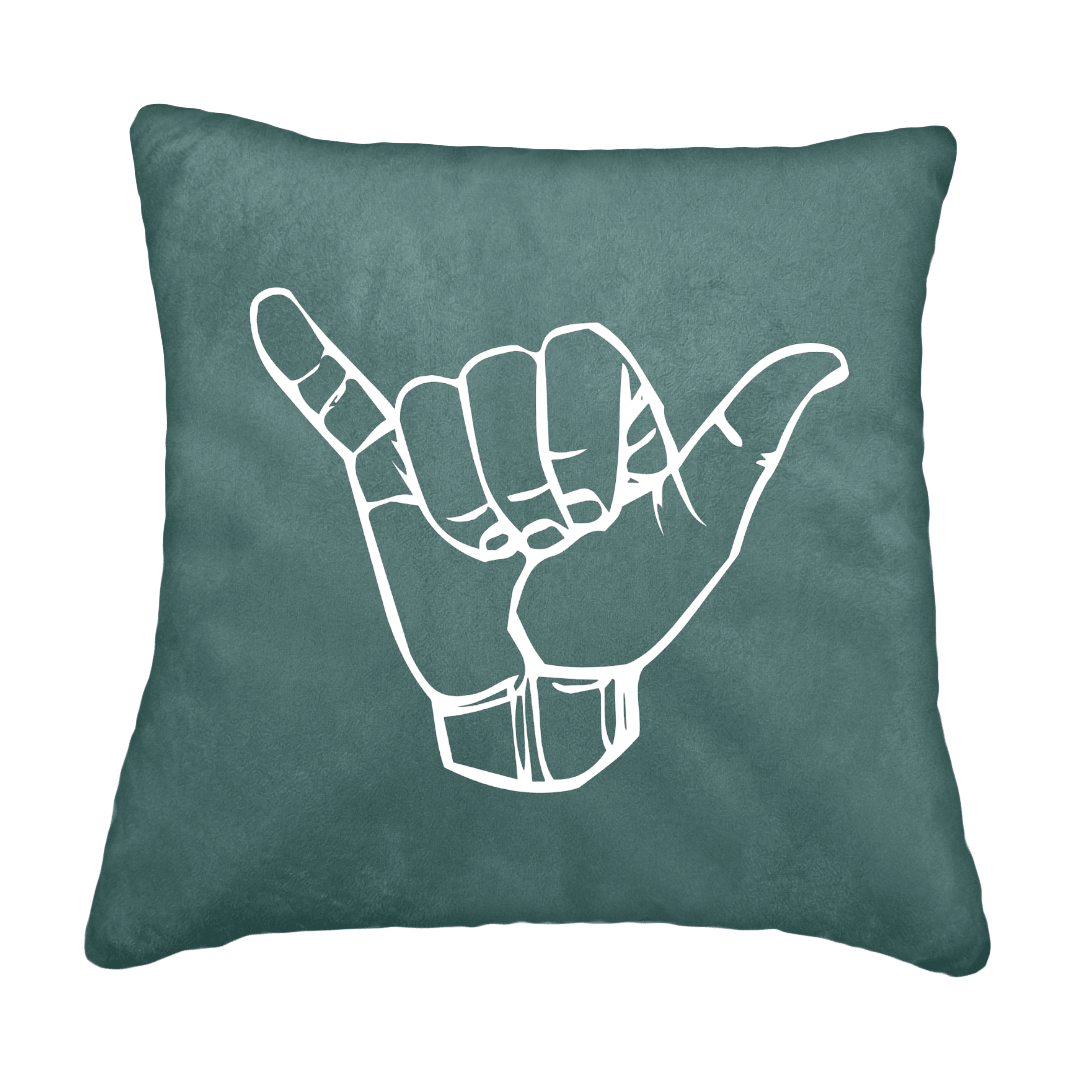 Puder hang loose - Aronagrøn - KJoF - Sort nappa - 