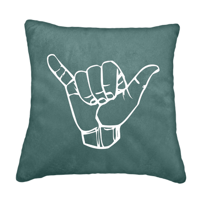 Puder hang loose - Aronagrøn - KJoF - Sort nappa - 