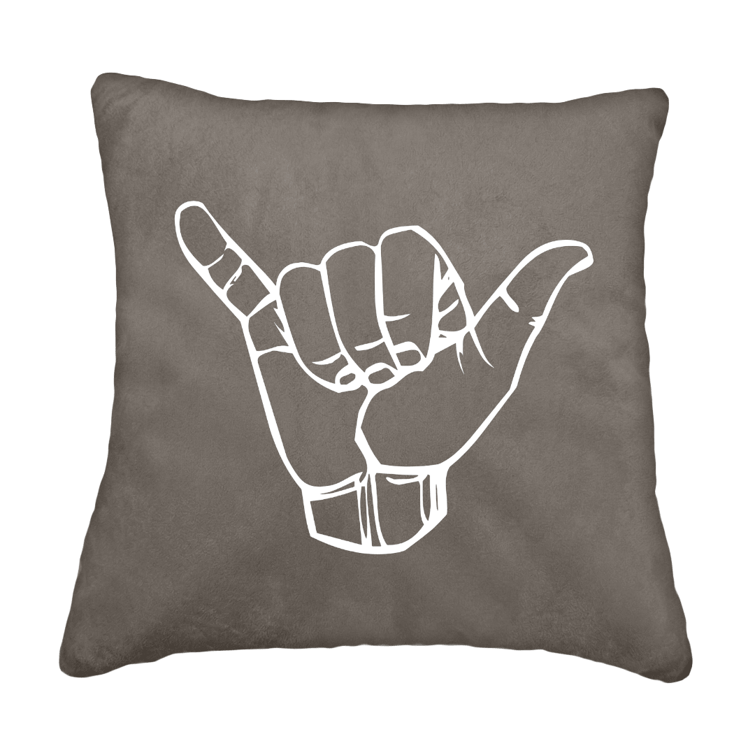 Puder hang loose - Askegrå - KJoF - Sort nappa - 