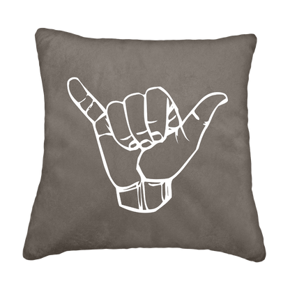 Puder hang loose - Askegrå - KJoF - Sort nappa - 
