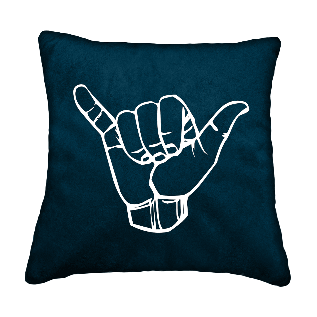 Puder hang loose - Denimblå - KJoF - Sort nappa - 