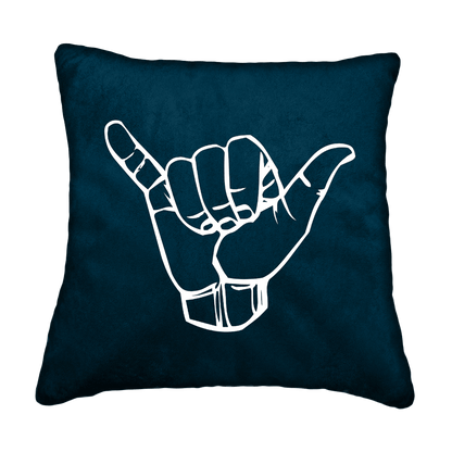 Puder hang loose - Denimblå - KJoF - Sort nappa - 