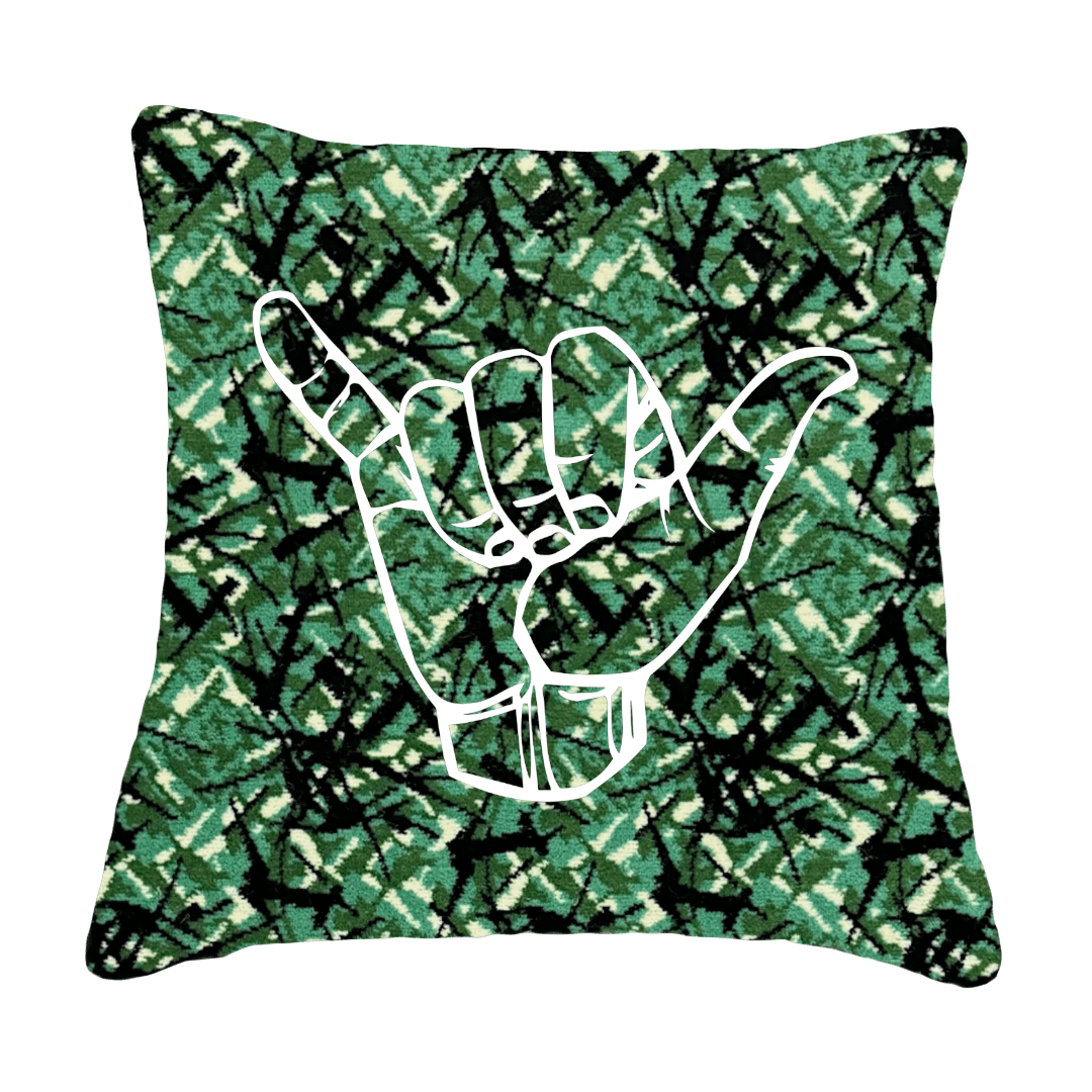 Puder hang loose - Grøn busplys - KJoF - Sort nappa - 