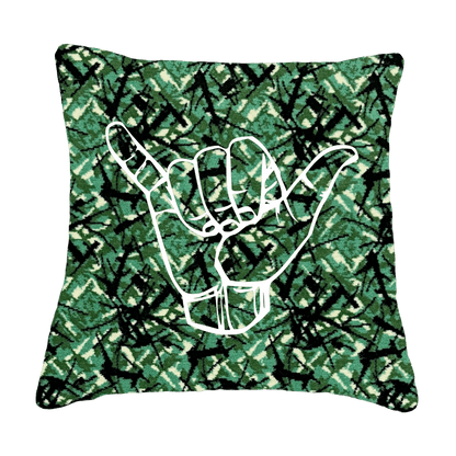 Puder hang loose - Grøn busplys - KJoF - Sort nappa - 