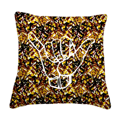 Puder hang loose - Gul busplys - KJoF - Sort nappa - 